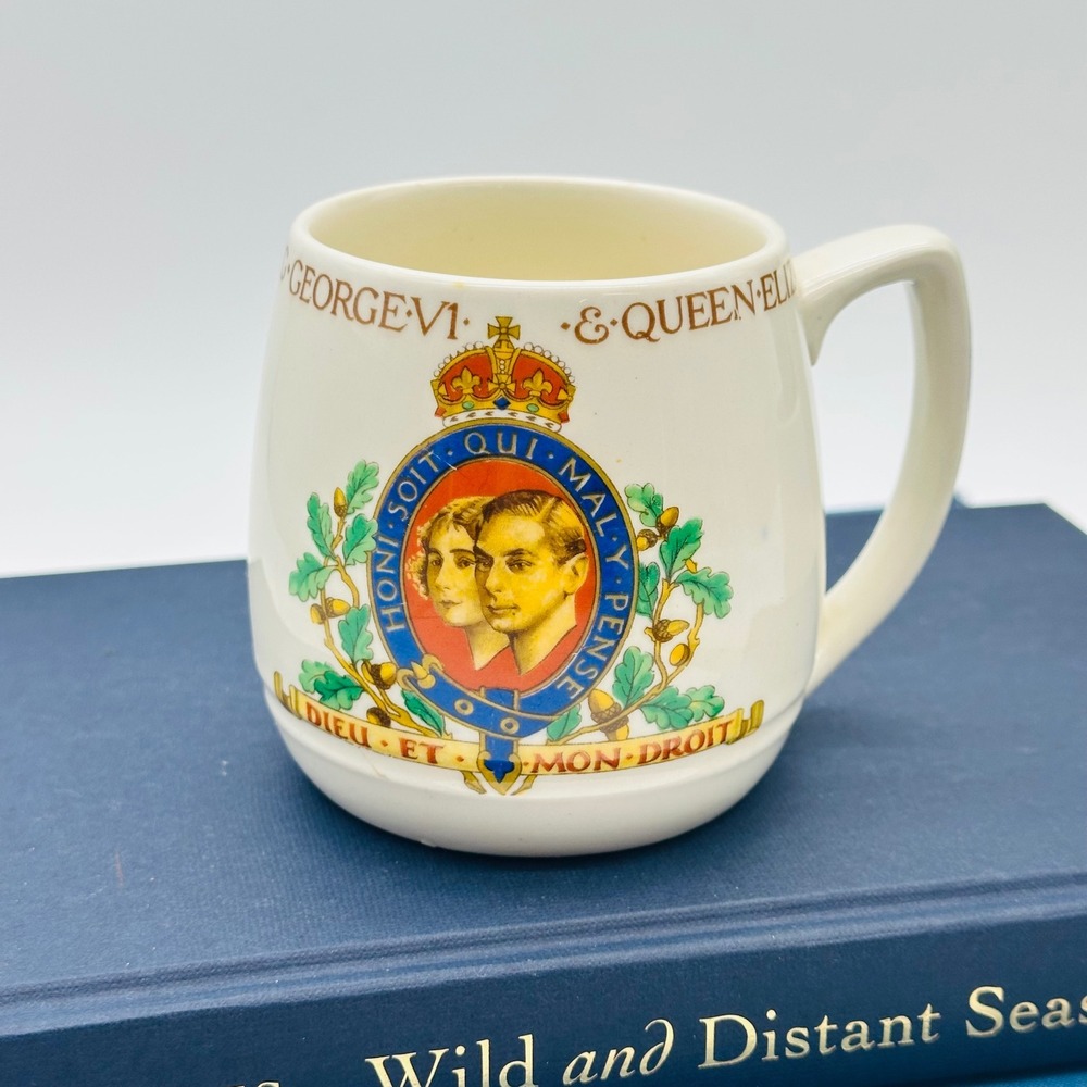 Newhall‎ Hanley Staffs King George VI 1937 Coronation Commemorative Mug England